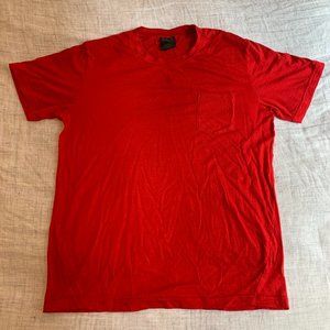 Surly Merino Wool Pocket T-Shirt Red Medium